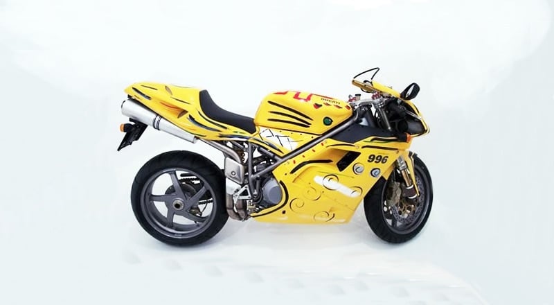 Hand-painted Ducati 996