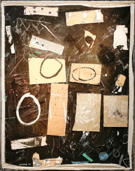1995, Mixed media and collage, 125x160cm